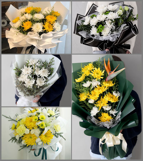 广东梅州市丰顺县大龙华镇长埂村白事花束代送